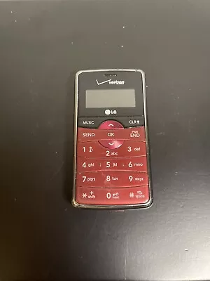 LG Envy2 VX9100M (Verizon) Messenger Phone - Red Maroon Vintage Tested • $55