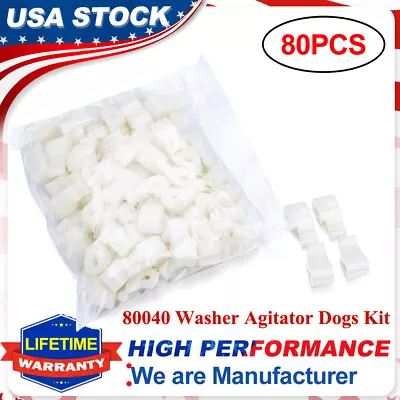 Pack Of 80 Agitator Dogs For Whirlpool Kenmore Washer 80040 285770 285612 387091 • $11.99