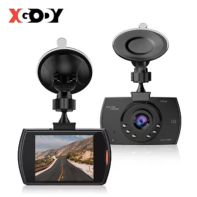 $18.50 • Buy XGODY Front Dash Cam 1080P Full HD Car DVR Video Recorder Night Vision Camera AU