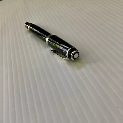 MONTBLANC BOHEME Noir Platinum-Line Screw-Cap System Rollerball Pen Black Stone  • $349.99