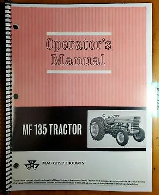 Massey Ferguson MF 135 MF135 Tractor Owner's Operator's Manual 690 677 M3 3/67 • $16.99
