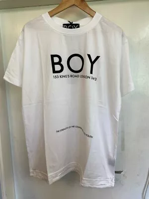 £12.50 • Buy Boy London Kings Road White Tee Unisex Size Xs/s/m Vintage Punk Selfridges