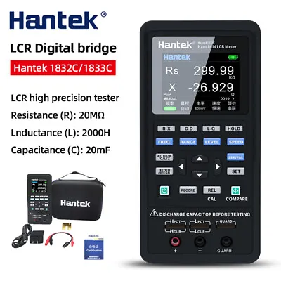 £147.50 • Buy Hantek Handheld Oscilloscope LCR Digital Bridge 1832C/1833C 10 Test Frequencies