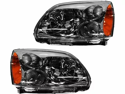 Headlight Assembly Set For 04-12 Mitsubishi Galant CJ38S7 With Bright Bezel • $152.15