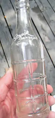 Mack Beverages 6 1/2  Oz. Soda Bottle.  Roy Mack Waldoboro Maine 1948  WOW! • $7.99