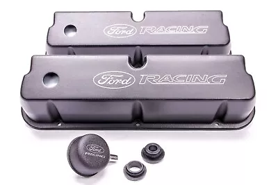 Ford Performance Valve Cover Set Aluminum 302 Black Laser Etched M-6582-LE302BK • $215.15