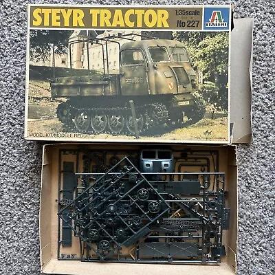 Vintage 1981 ITALERI Model No. 227 Steyr Tractor 1:35 • $27.50