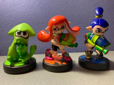 $40 • Buy Amiibo - Splatoon - Inkling Squid, Girl & Boy