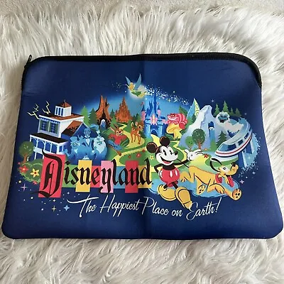 Disneyland 15  Laptop Sleeve Cover Case Mickey  Pluto Bambi Haunted Mansion • $19.99