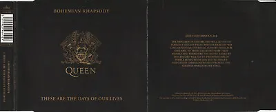 Queen Bohemian Rhapsody Queen 1991 CD • £1