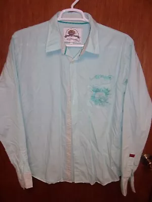 Men's Ed Hardy LS Embroidered Dress Casual Shirt   Size XL • $19.99