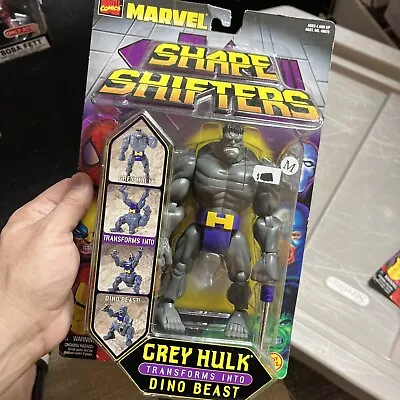 Marvel Toybiz - GREY HULK Dino Beast  Figure Shape Shifters 1999 • $69.99