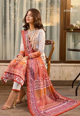 £25 • Buy Asim Jofa Prints  Lawn Unstitched Original Suit