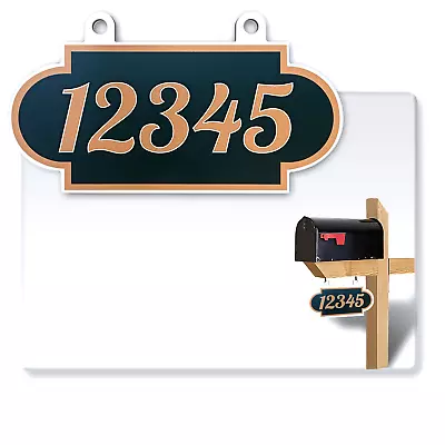 Double Sided Super Reflective Customized Fancy Shaped Hanging Mailbox Address • $69.95