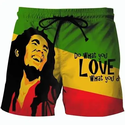 New Men's Reggae Culture 3D Print Shorts Quick-Dry Sports Beach/Gym Fashion 2024 • $13.99