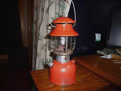 Vintage Coleman Red Lantern Model 200A Single Mantle May 1960 USA VGC Tested • $82.75