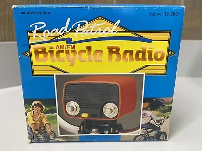 Vintage Archer Road Patrol AM Bicycle Radio & Horn Tandy Radio Shack New • $75