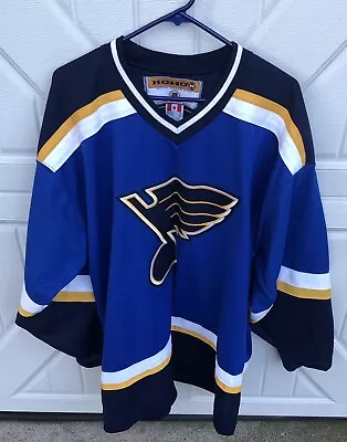 Vintage KOHO St. Louis Blues Authentic Canada NHL Hockey Jersey XL • $45