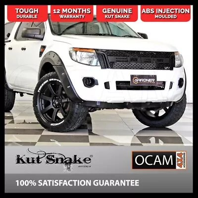 Kut Snake Flares Front Set For Ford Ranger PX 2011-2015 Extra Slim 44mm ABS Fron • $329