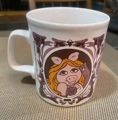VTG 1978 Muppet Show Miss Piggy Coffee Mug Cup Jim Henson Kiln Craft England • $22.99