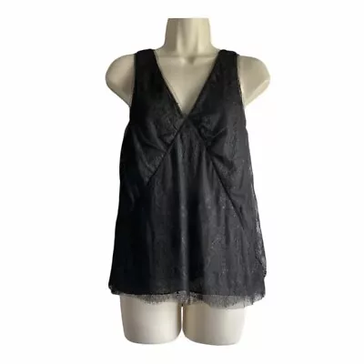 J. Crew Floral Lace Sleeveless V Neck Tank Top XS • $14.74