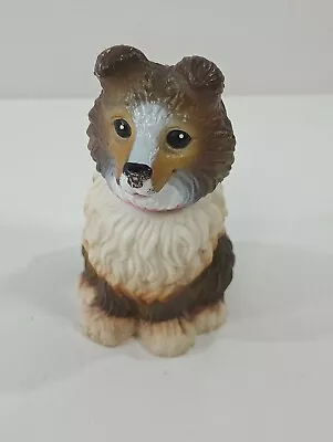 Vintage Plastic Collie Bobblehead Dog Toy 3   • $14.95