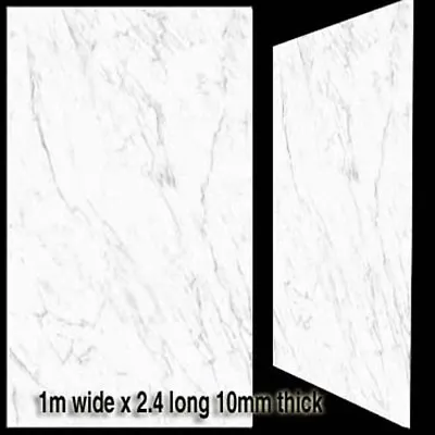£58 • Buy Bathroom Shower Wall Panels Splash Panel Shower PVC 1m Wide 2.4m 10mm Thick 
