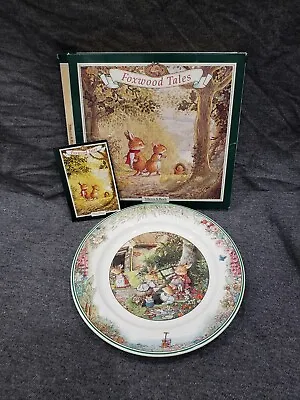 NEW VINTAGE VILLEROY & BOCH FOXWOOD TALES Paterson 8  Salad Dessert Plate SUMMER • $49