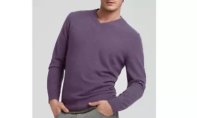 The Men's Store Cashmere V-Neck Sweater 6C 2062 • $37.95