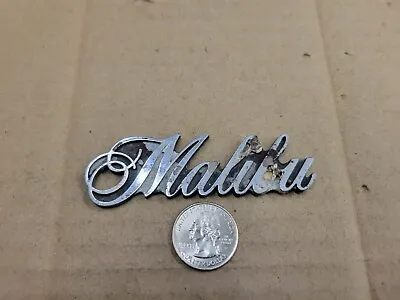 Chevy OEM 1978-1983 Malibu Rear Quarter Panel Emblem Badge Logo Nameplate 345382 • $14.99