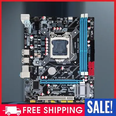 LGA1156 Computer Motherboard 16GB RAM DDR3 Memory PC Mainboard USB2.0 For I3 530 • $57.08