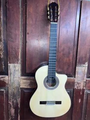 Cordoba 55FCE Negra Flamenco Nylon String Classical Acoustic-electric Guitar HSC • $1450