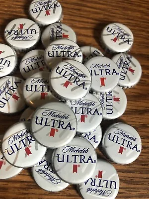 Michelob Ultra 25 Beer Bottle Caps ~ Crafts Projects No Dents • $3