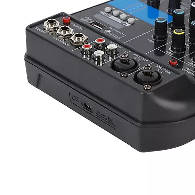 Audio Mixer USB 4 Channel Stereo Line Mixer Professional Stage Equipment 100 GH~ • £37.43