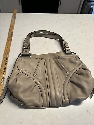 B Makowsky  Handbag  Khaki Leather • $8.98