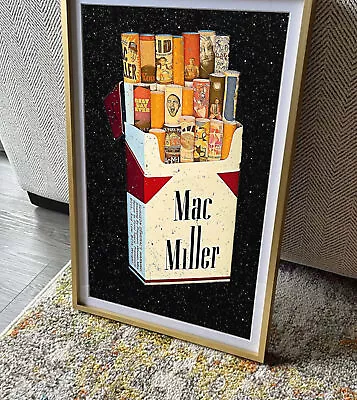 Mac Miller Cigarette Poster Albums Gifts For Mac Miller Fans • $14.99