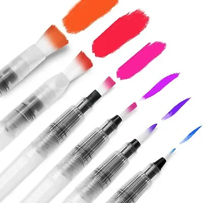 $11.99 • Buy Ohuhu Water Coloring Brush Pens Set Of 6 Aqua Painting Brushes Water-Base Marker