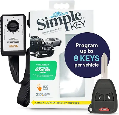 Simple Key Kit Car Key With Fob And EZ Installer Key Programming Tool With Key • $112.01