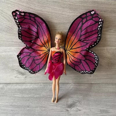 Barbie Mariposa & The Fairy Princess Butterfly Wings Doll Mattel  • $18.61