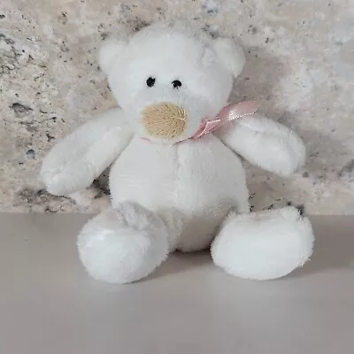 Ganz Bear Your Soul Mini White Teddy Bear Plush Stuffed Animal • $9.99