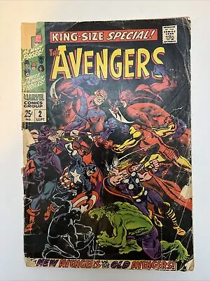 Avengers King Size Special #2 Marvel Comics 1968 1st Scarlet Centurion • $9