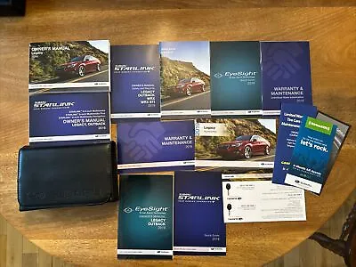 2019 Subaru Legacy Limited Premium Touring Owners Manual Owner Books Set + Case • £31.66