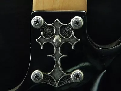 $39.95 • Buy CUSTOM CROSS NECK PLATE COVER FOR BC RICH WARLOCK WARBEAST GUITAR Solid Metal !!
