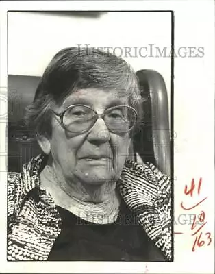 1982 Press Photo Miss Ruth Lawler Of Castroville Texas - Hca13985 • $15.99