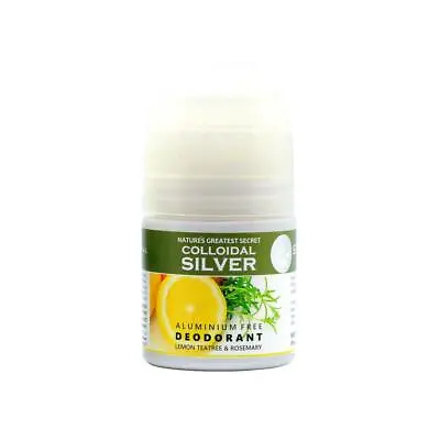 £10.24 • Buy 💚 Nature’s Greatest Secret Natural Lemon Tea Tree Silvergel Deodorant 50ml