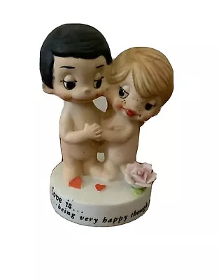 Love Is…being Very Happy Though Not Liberated Figurine By Kim Casali 1972  • £28.93