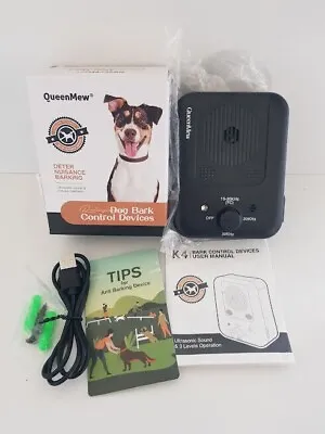 QueenMew Stop Dog Anti Bark Device Ultrasonic 33 Ft With 3 Adjustable Modes • £14.99