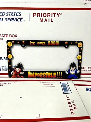 Dragon Ball Goku And Vegeta License Plate Frame  • $25