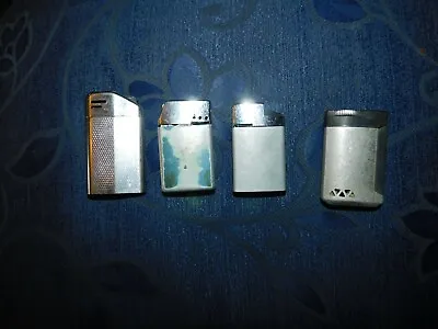 4 X Vintage Lighters Spares / Repair Imco G33 + 2 X Sim Austria + Heavy One • £12