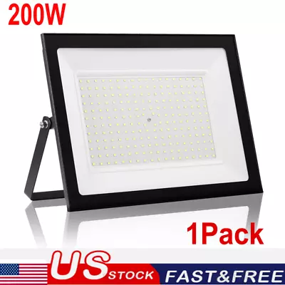 200W Watt LED Flood Light Garden Outdoor Lamp Yard Security Spotlight Cool White • $20.99